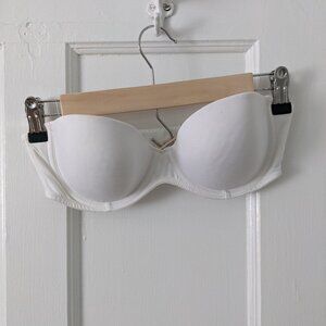 White Strapless Aerie Bra 34C